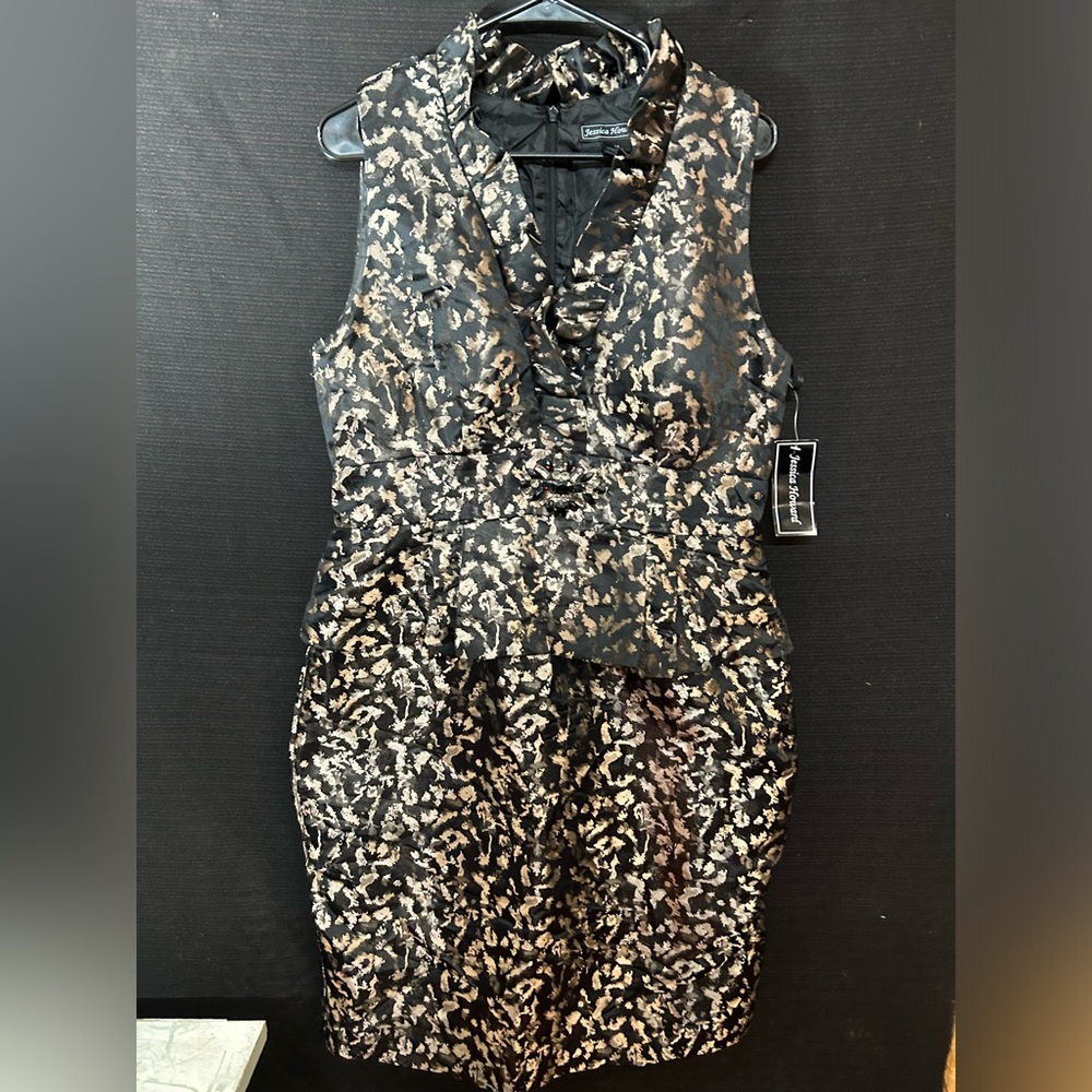 Jessica Howard Black&Gold Dress